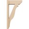 Ekena Millwork 5 1/2-in W x 14-in D x 26-in H Funston Slat Rough Cedar Woodgrain TimberThane Outlooker, Primed Tan OUTUR055X14X26FST24RCPR - alternate 5